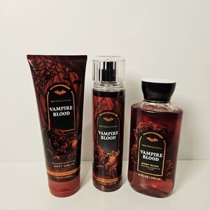 Bath and Body Works Halloween Collection Vampire Blood Body Care